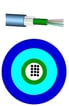 Fiberkabel Unitube 12XOS2 LSZH
