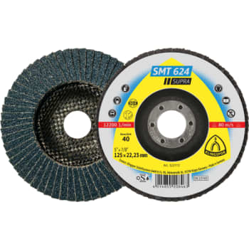 Slibetallerken SMT 624 Supra, stål og rustfrit stål, 125 mm, K80