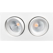 Junistar Lux Square 2x Hvid 2700K