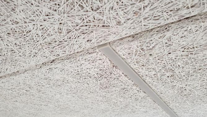 LED lysskinne 35W 120 cm 3000K til Troldtekt og akustikloft, 24V