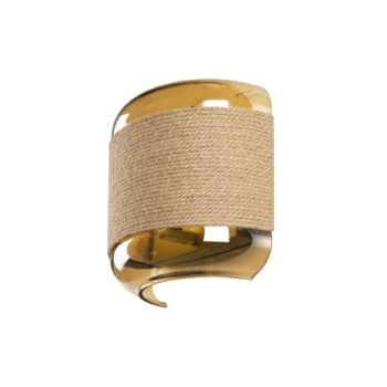 PANTILO ROPE, lampe til vægmontering,1 x max. 15W G9, guld