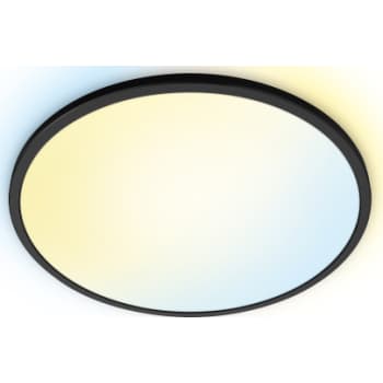 WiZ Superslim plafond - varm til kold - sort/Ø55
