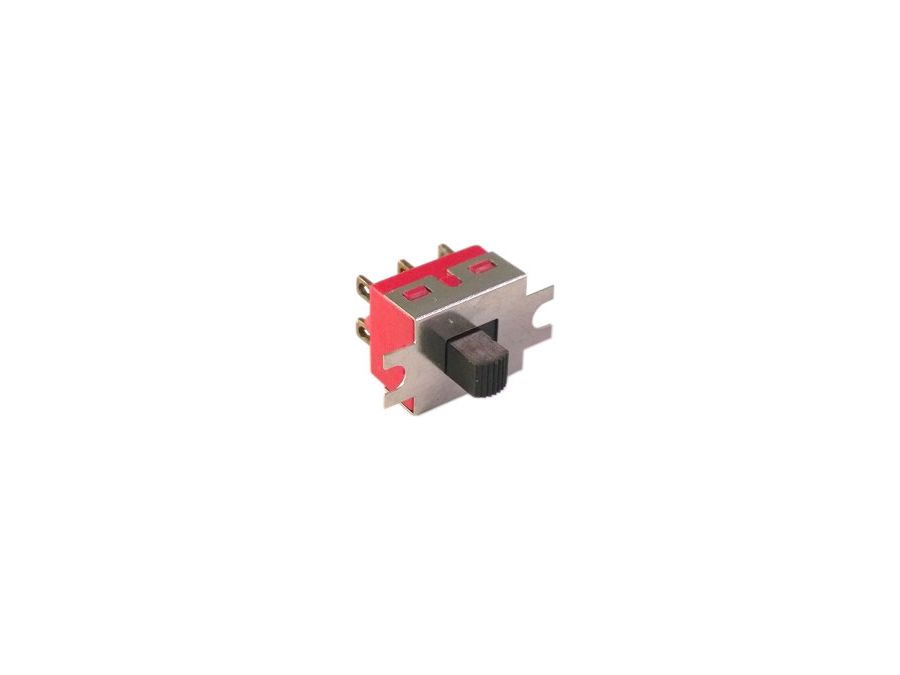 Miniature skydekontakt - 2P ON-ON, kabinet