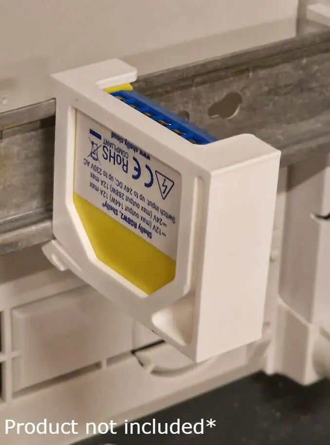 Shelly - DIN-skinne adapter til Gen1 enheder (Shelly RGBW 2 og Shelly Dimmer 2)