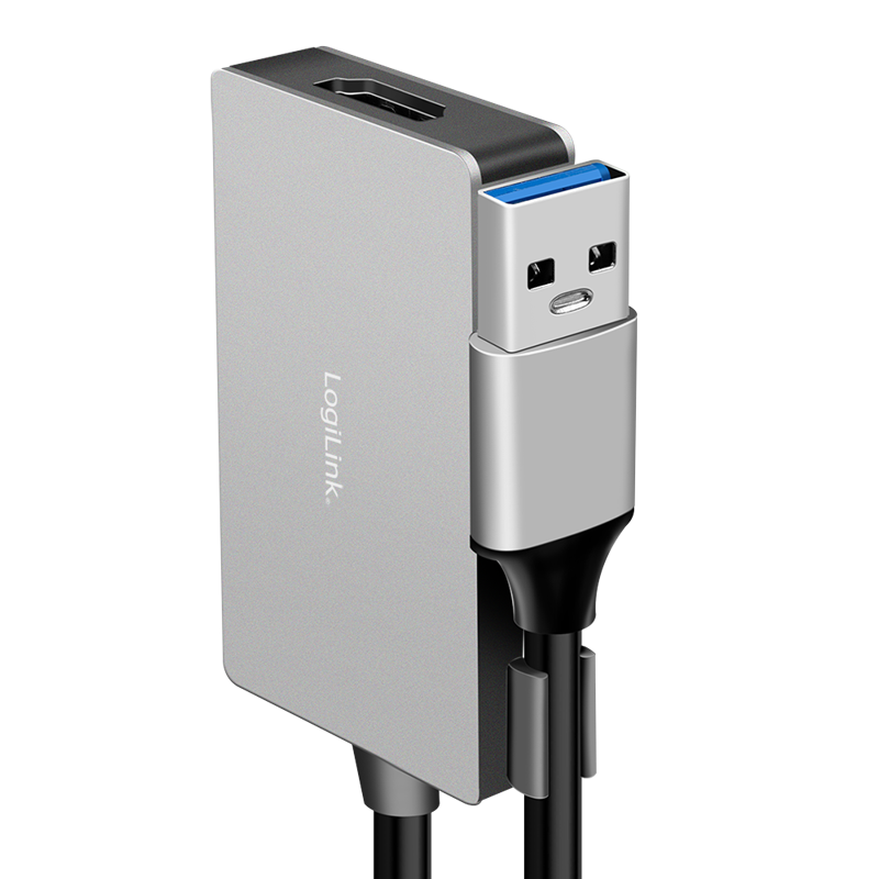 USB 3.0 til HDMI konverter - USB A han til HDMI hun