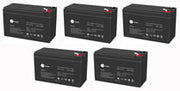 Blybatteri 12V-7,2 AH VDS for alarm / Backup 5-pak
