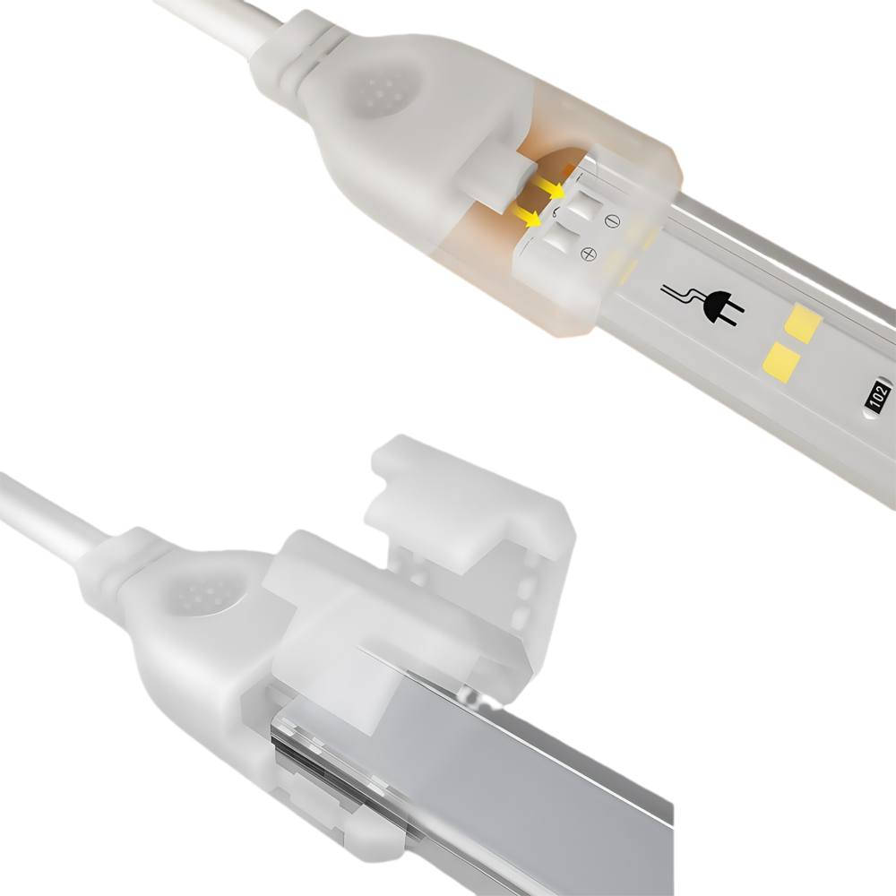 5 meter LED strip med høj farvegengivelseskvalitet X2 RA98 - 230V, IP67, 1000lm/m, 12W/m, kan klippes for hver 10cm