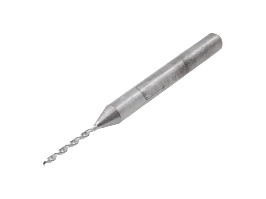 Mini hårdmetalbor - Ø0,9mm (1/8" skaft), kulstofstål