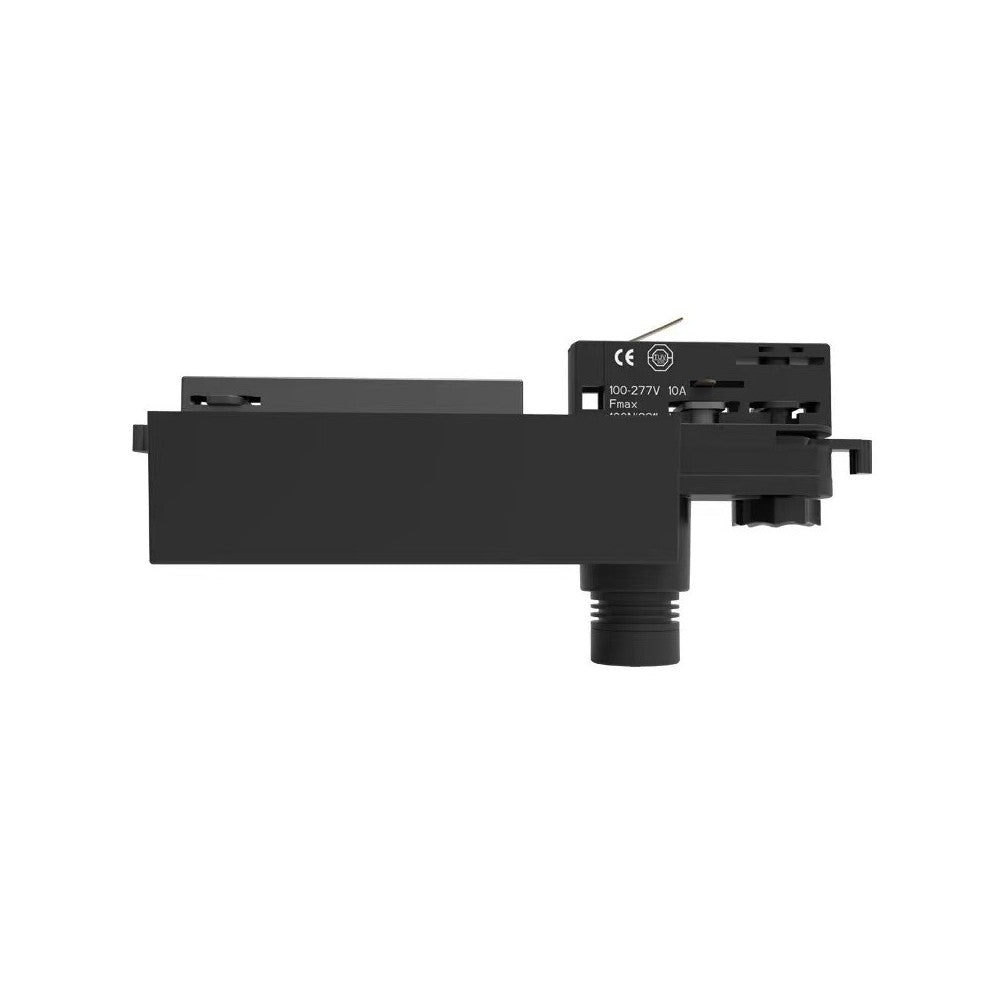 LED Nødbelysning til Skinne - Sort, 3W, 3 Timers Batteri, 320lm, 230V Input, Til 3-Faset Skinner