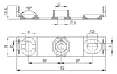 Monterings clips for snap-on fix for 7821400361