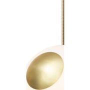 Bright Spot pendel creme kabel
