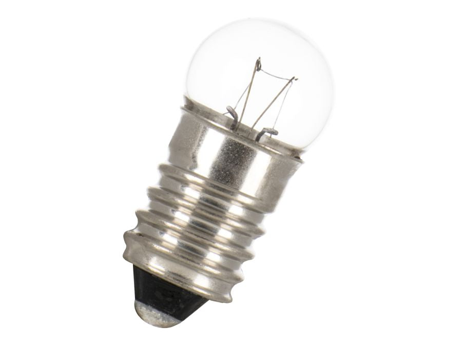 Dværglampe - 24V / 125mA / 3W Globe, E10 sokkel