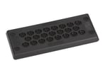 Kabelindgangsplade KDP Rektangulær KDP/Z 24/23 VE 5: Sort
