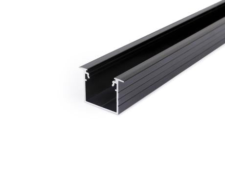 DIOFLEX alu profil LINEA-IN20 EF/U7 2m sort