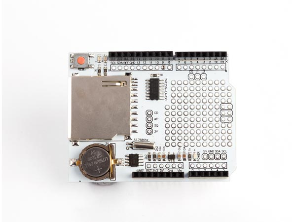Data logging shield til Arduino® - Færdigsamlet