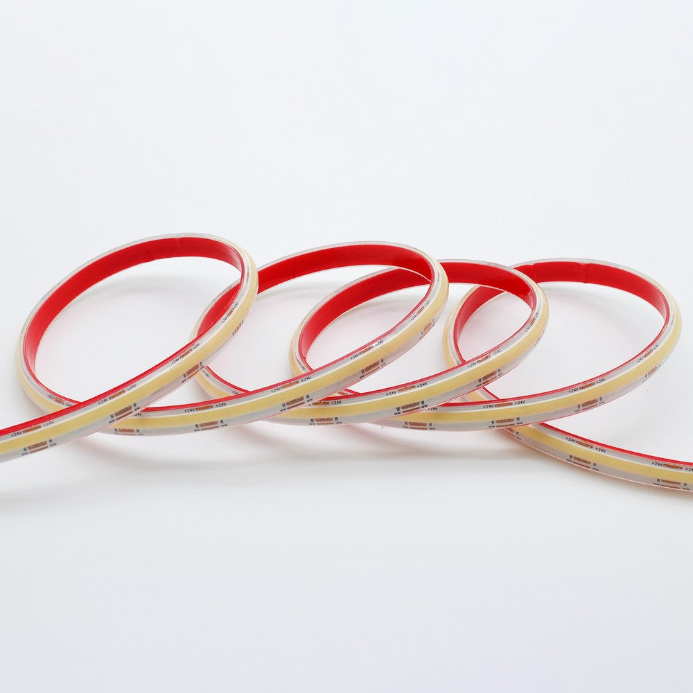 10m COB CCT LED strip RA90 - 20W/m, 24V, IP20, 576 LED pr. meter - Høj kvalitet, 1700lm/m, perfekt til lysstyring