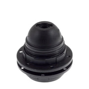 KRONEFATNING E27 SORT M/2 OMLØBERE