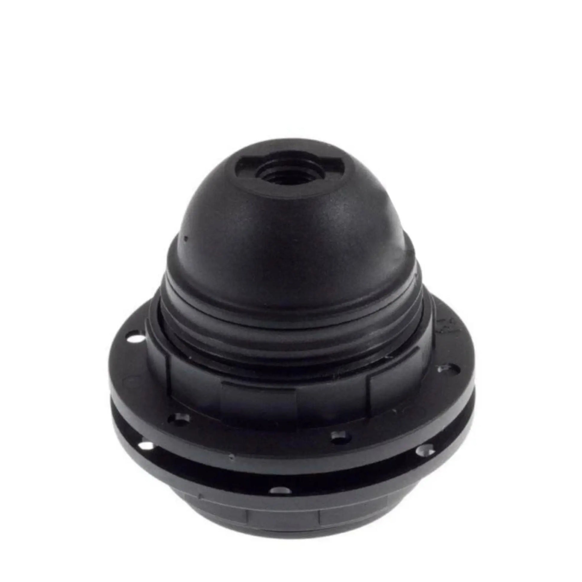 KRONEFATNING E27 SORT M/2 OMLØBERE