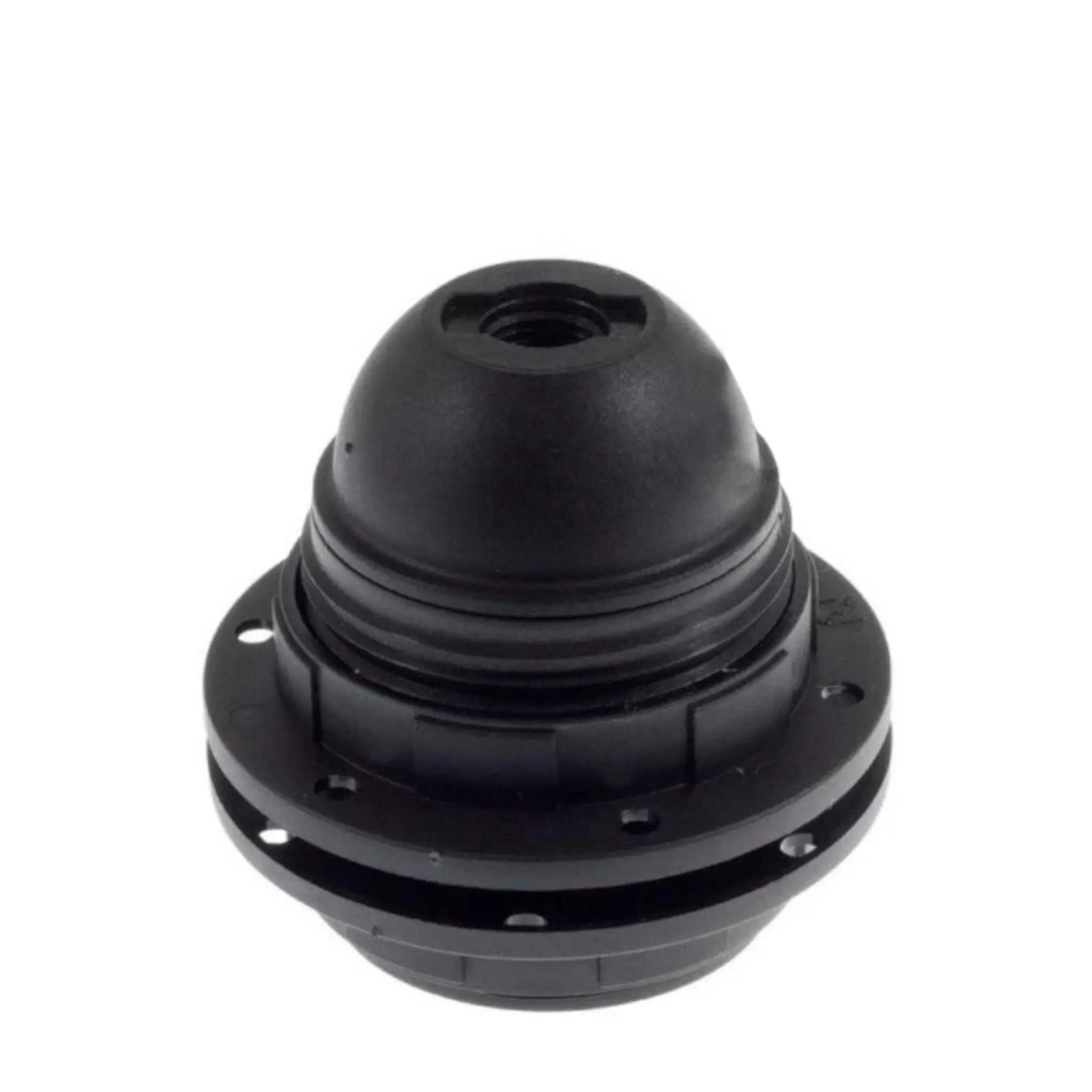 KRONEFATNING E27 SORT M/2 OMLØBERE