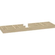 Skuffeindretningspakke til topskuffe, bredde 120 cm, dybde 44 cm
