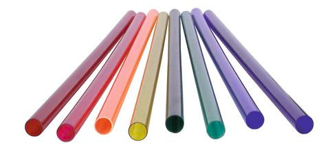 Farvefilter til T8 lysstofrør - Ø28 x 1190mm, RØD