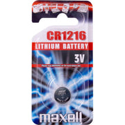 Maxell lithium CR1216 batteri, 1 stk.