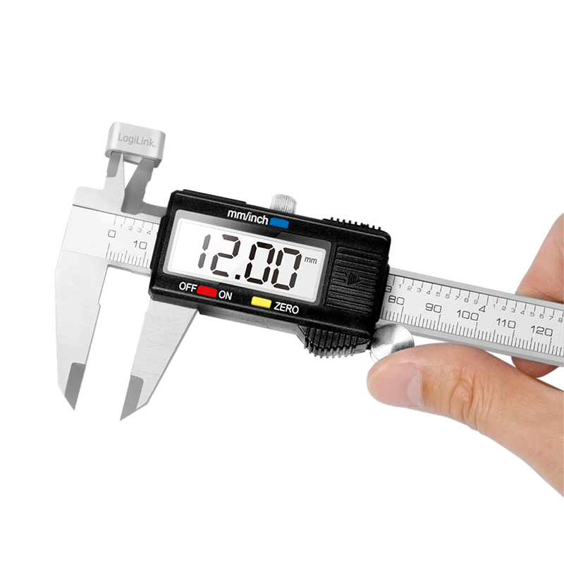 Digital skydelære - 150mm, rustfri stål