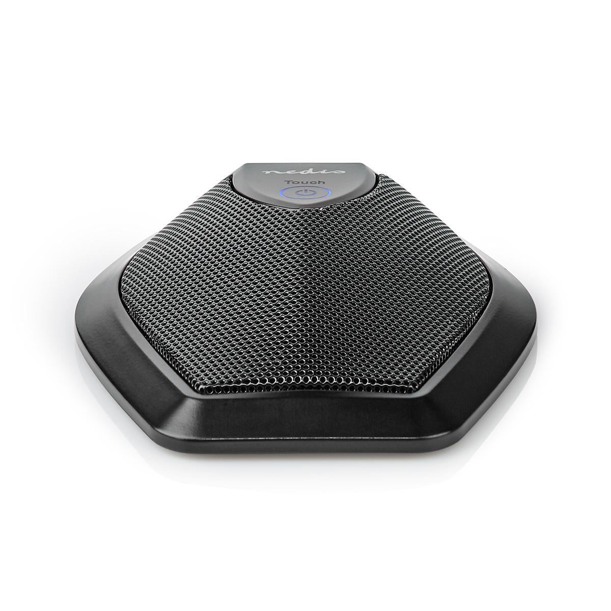 Kablet mikrofon til Konference - USB, mute-knap, Sort