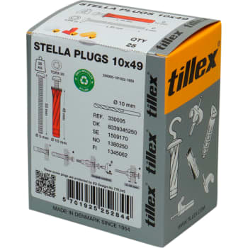 Plugs Stella 5x55 mm rød PAN Torx25