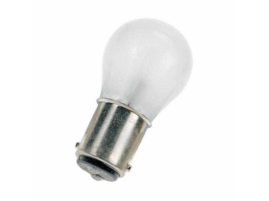 Dværglampe - 24V / 21W Globe, Ba15d sokkel (Ø25x50mm)