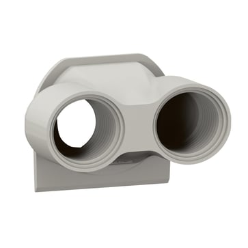 PLEXO 55 IP55 membran for 2 stk. M20 forskruning, grå