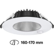 SLC Shift ø160-170 2CCT 3000K/4000K NB PIR Hvid