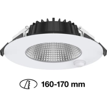 SLC Shift ø160-170 2CCT 3000K/4000K NB PIR Hvid