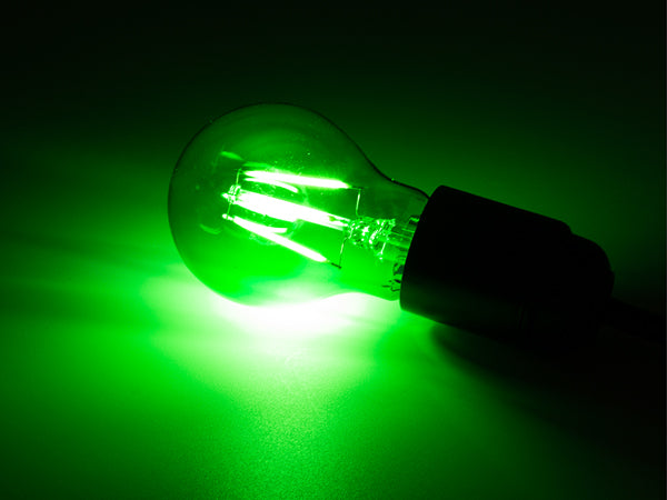 Kulørt LED pæresæt (4 farver) - 230VAC 4,5W E27 (4 stk.)