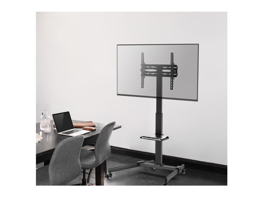 Rullebord m. TV beslag 32-55" 35kg, vipbar/højdejustering