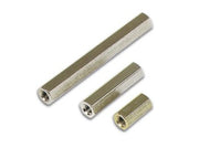 Afstandsmøtrik - 20mm stål, hun til hun (M3)