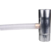 75 mm Vandudtag m/flex Zink Plastmo