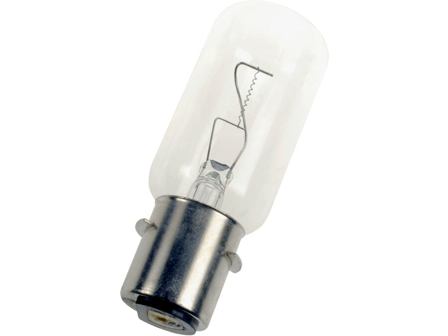 Lanternepære - 24V 40W, Klar, P28s sokkel (Ø38x108mm)