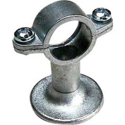1/2" Zink rørbærer med vægflange