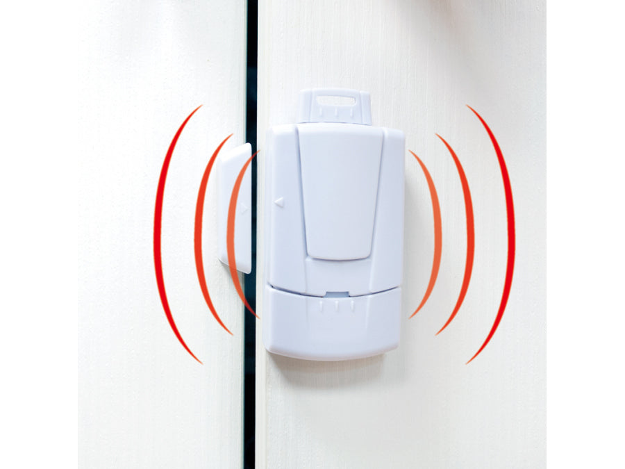 Dør-/vindue minialarm - Hvid