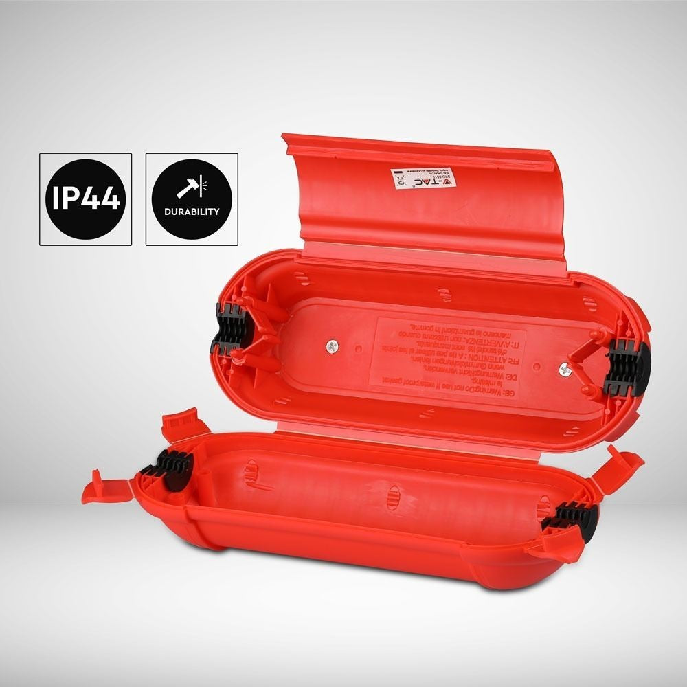 V-Tac Forlængerlednings-samledåse, vandtæt IP44