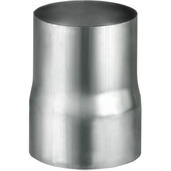 VMZINC overgangsmuffe til svejst rør, ZINC NATUR - 87 mm