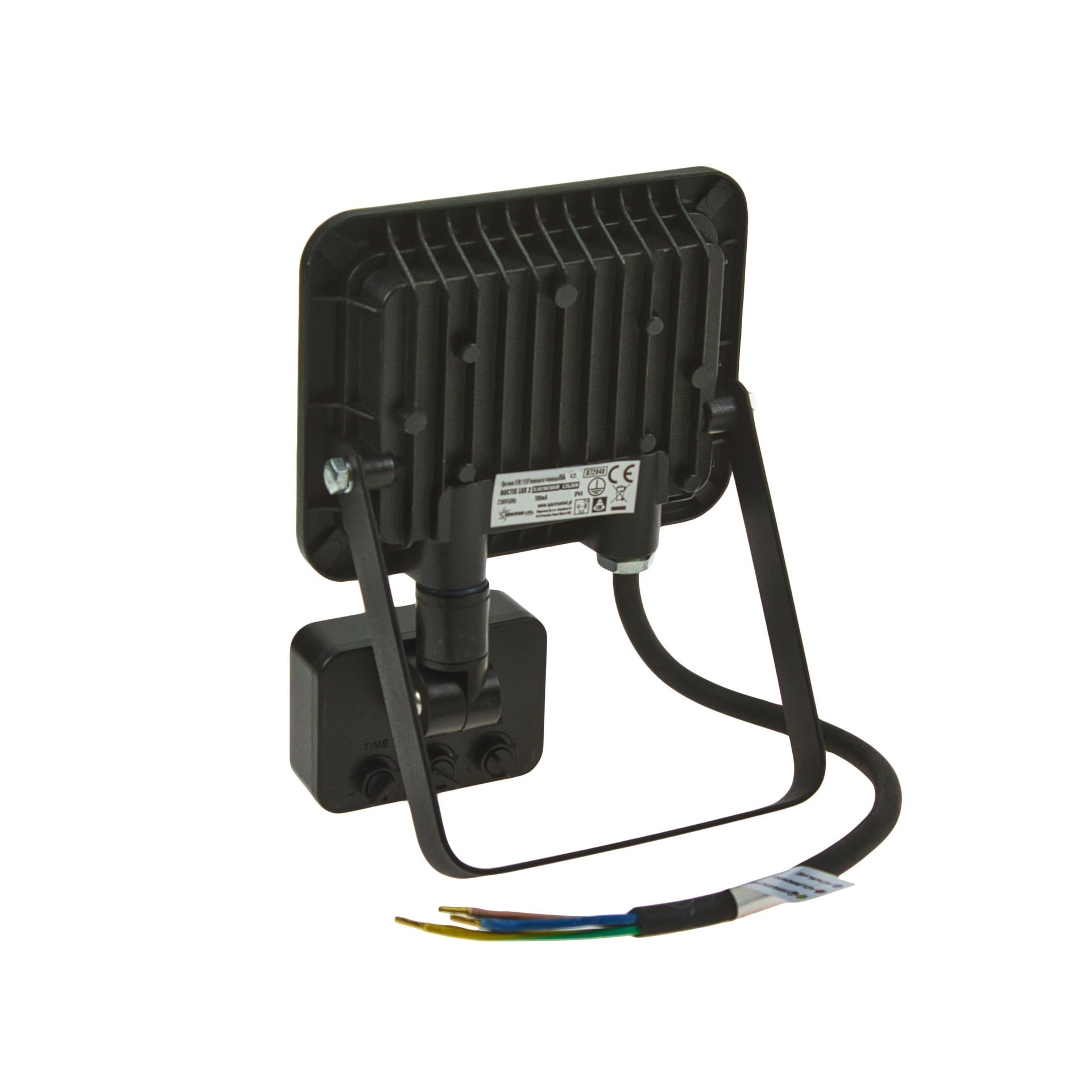 20W LED projektør m. sensor 4000K 1750 Lumen