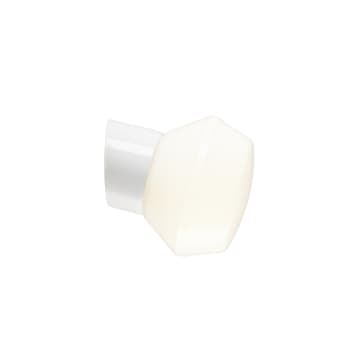 Vægarmatur Classic hvid, blank opal E27