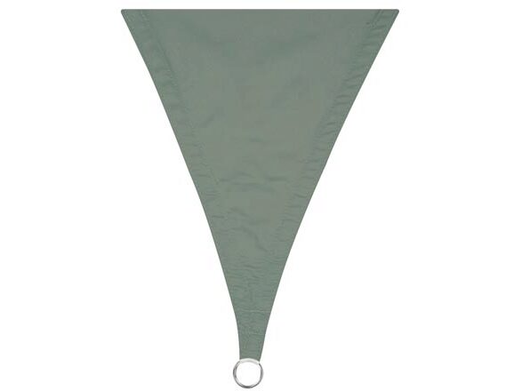 Kvadratisk solsejl - 5 x 5m, GRÅ-GRØN