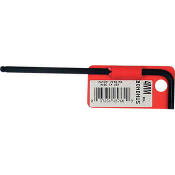 Unbrakonøgle med kugle, 1,5 mm