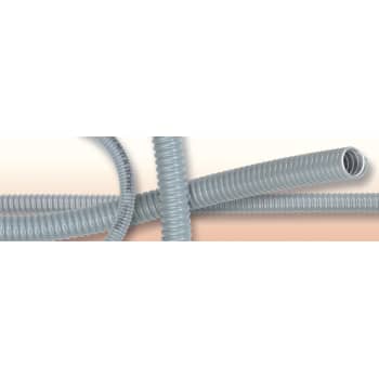 Panserplastslange nr.9, 11 x 15,6 mm, pvc, grå