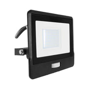 V-Tac 30W LED projektør med sensor - Samsung LED chip, 5 års garanti, IP65