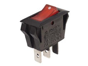 Vippekontakt - 1P OFF-ON 10A / 250V, Orange lys