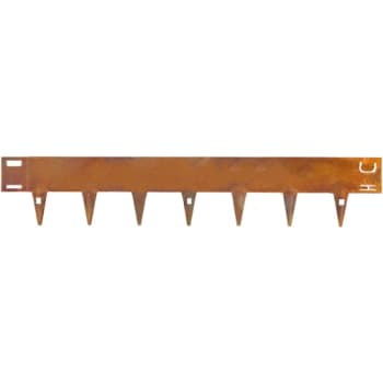 Core Edge 100/95 x 1000 x 1,6 mm kantskinne med spyd, corten